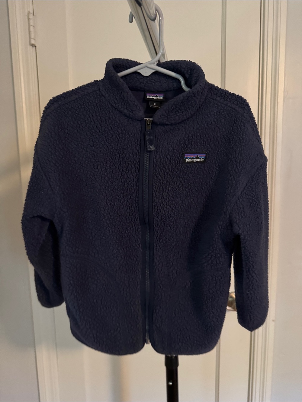 Patagonia Dark Navy Sherpa Fleece Jacket - Full Zip